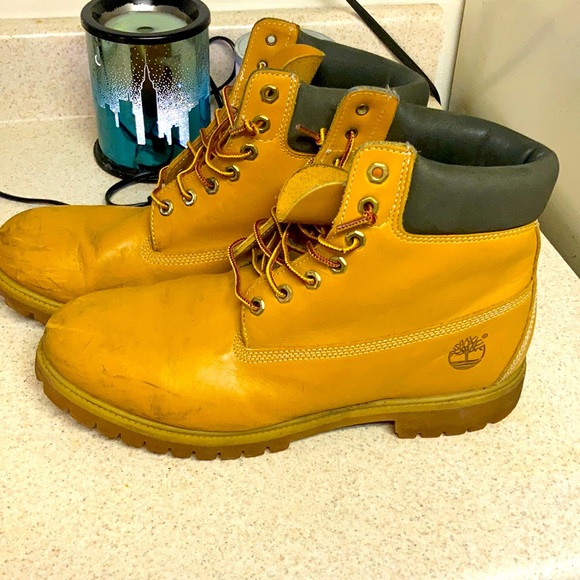 Size 12 Men’s timberland boots. Dark brown are ST main image 6